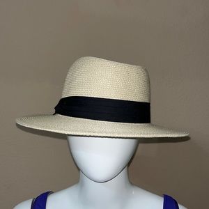 FURTALK Womens Mens Wide Brim Straw Panama Hat Fedora